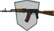 Silver AK-74